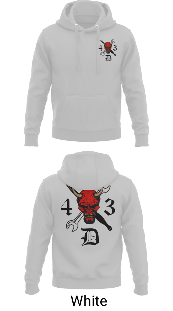 Hoodie, 4-3 DEMONS, Army, Teamtime, Team time, sublimation, custom sports apparel, team uniforms, spirit wear, spiritwear, sports uniforms, custom shirts, team store, custom team store, fundraiser sports, apparel fundraiser