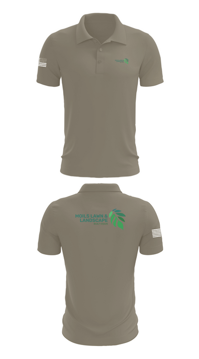 Moils Lawn and landscape 2540388 Short Sleeve Performance Polo - 9