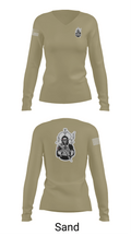 Outlaw Mortar Section 59835743 Women's Long Sleeve V-neck Shirt - 97