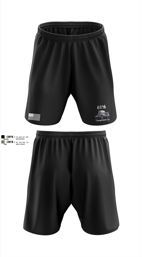 Athletic Shorts With Pockets, 617th Transportation Company, Army, Teamtime, Team time, sublimation, custom sports apparel, team uniforms, spirit wear, spiritwear, sports uniforms, custom shirts, team store, custom team store, fundraiser sports, apparel fundraiser