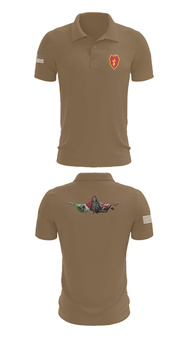 Short Sleeve Performance Polo, 25th ID, Army, Teamtime, Team time, sublimation, custom sports apparel, team uniforms, spirit wear, spiritwear, sports uniforms, custom shirts, team store, custom team store, fundraiser sports, apparel fundraiser