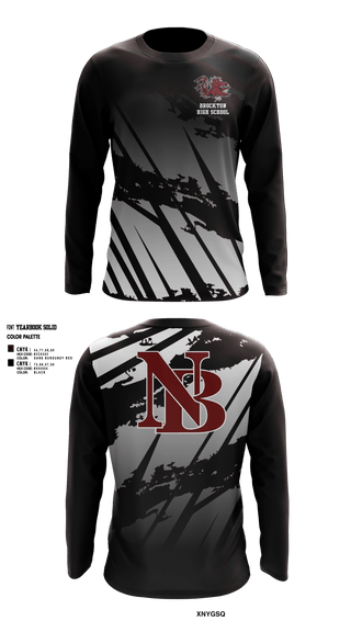 Long Sleeve Performance Shirt, New Brockton High School Basketball, Men's Basketball, Teamtime, Team time, sublimation, custom sports apparel, team uniforms, spirit wear, spiritwear, sports uniforms, custom shirts, team store, custom team store, fundraiser sports, apparel fundraiser