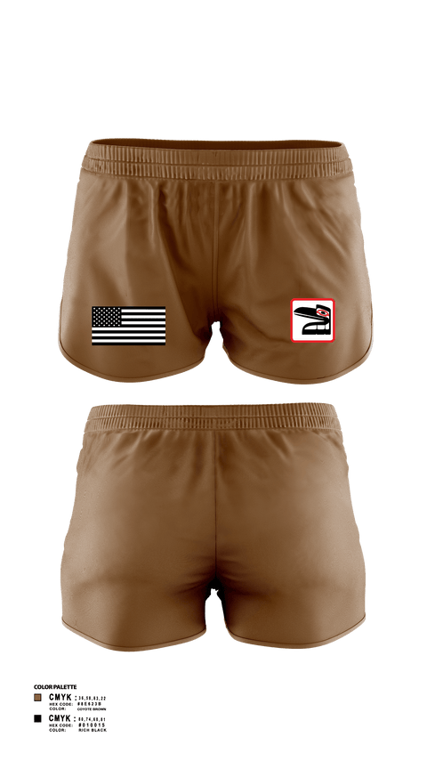 Womens Shorts, Enforcers, Army, Teamtime, Team time, sublimation, custom sports apparel, team uniforms, spirit wear, spiritwear, sports uniforms, custom shirts, team store, custom team store, fundraiser sports, apparel fundraiser