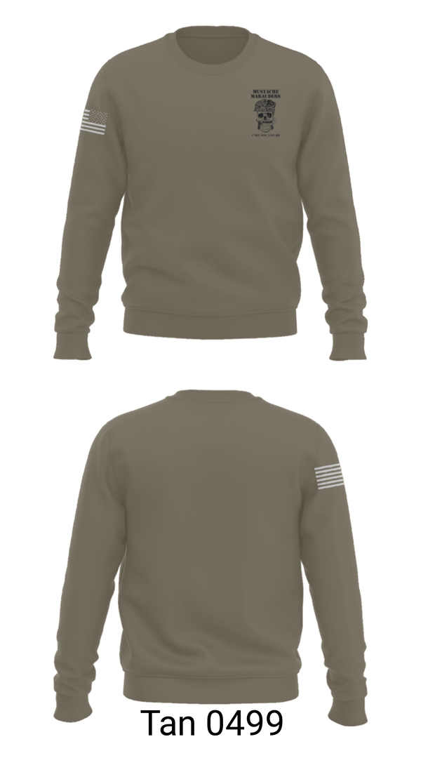 Crew Neck Sweatshirt, 1st Plt, A Co, 2-325 AIR, Army, Teamtime, Team time, sublimation, custom sports apparel, team uniforms, spirit wear, spiritwear, sports uniforms, custom shirts, team store, custom team store, fundraiser sports, apparel fundraiser
