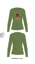 Moore Catholic High School Soccer 26340317 Women's Long Sleeve V-neck Shirt - 13