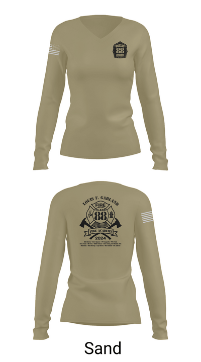 Class 88 25080920 Women's Long Sleeve V-neck Shirt - 97