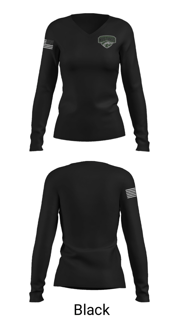 Womens Long Sleeve Vneck Shirt, Lehigh Christian Academy High School Basketball, Men's Basketball, Teamtime, Team time, sublimation, custom sports apparel, team uniforms, spirit wear, spiritwear, sports uniforms, custom shirts, team store, custom team store, fundraiser sports, apparel fundraiser
