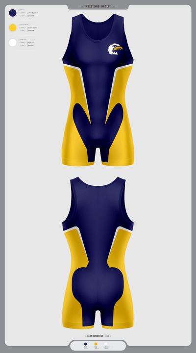 Liberty North High School Wrestling 88042593 Wrestling Singlet - 1