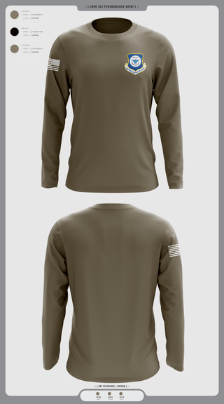 Long Sleeve Performance Shirt, Gallup Raptor Composite Squadron, Air Force, Teamtime, Team time, sublimation, custom sports apparel, team uniforms, spirit wear, spiritwear, sports uniforms, custom shirts, team store, custom team store, fundraiser sports, apparel fundraiser