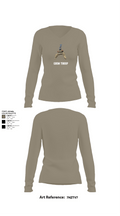 Grim Troop 61547522 Women's Long Sleeve V-neck Shirt -1 62