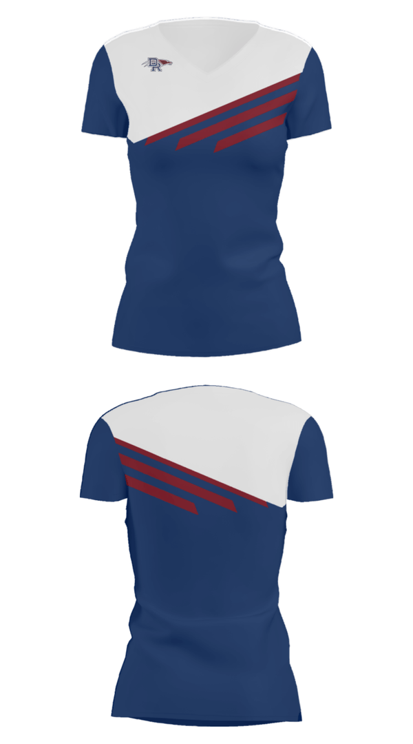Women's Short Sleeve Vneck Shirt, Dakota Ridge Sports Association, Spirit Store, Teamtime, Team time, sublimation, custom sports apparel, team uniforms, spirit wear, spiritwear, sports uniforms, custom shirts, team store, custom team store, fundraiser sports, apparel fundraiser