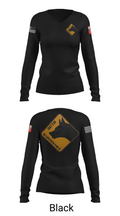 317th support maintenance company 3788646 Women's Long Sleeve V-neck Shirt - 37