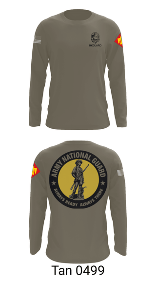 Long Sleeve Performance Shirt, Recruiting & Retention Battalion, National Guard, Teamtime, Team time, sublimation, custom sports apparel, team uniforms, spirit wear, spiritwear, sports uniforms, custom shirts, team store, custom team store, fundraiser sports, apparel fundraiser