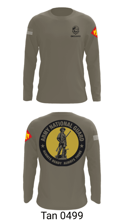 Recruiting & Retention Battalion 95903895 Long Sleeve Performance Shirt - 63