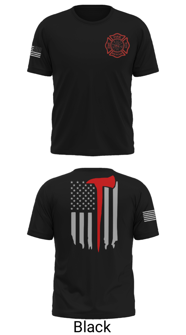 Short Sleeve Performance Shirt, Okay Fire & Rescue, Fire Department, Teamtime, Team time, sublimation, custom sports apparel, team uniforms, spirit wear, spiritwear, sports uniforms, custom shirts, team store, custom team store, fundraiser sports, apparel fundraiser