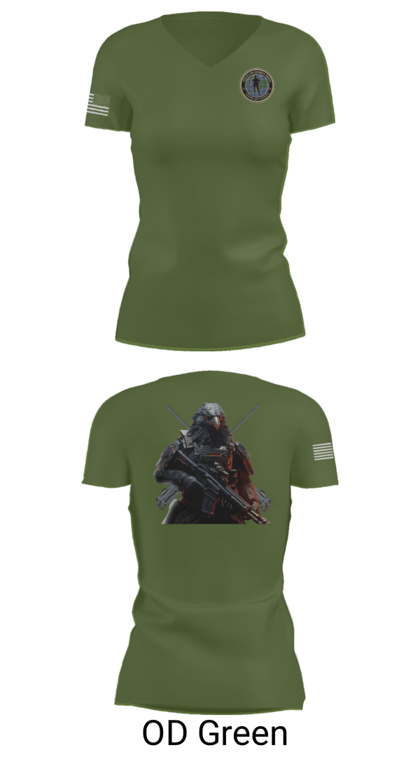 Women's Short Sleeve Vneck Shirt, Center for Security Forces Detachment Chesapeake, Navy, Teamtime, Team time, sublimation, custom sports apparel, team uniforms, spirit wear, spiritwear, sports uniforms, custom shirts, team store, custom team store, fundraiser sports, apparel fundraiser