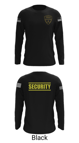 Long Sleeve Performance Shirt, Zeus Protections, Police, Teamtime, Team time, sublimation, custom sports apparel, team uniforms, spirit wear, spiritwear, sports uniforms, custom shirts, team store, custom team store, fundraiser sports, apparel fundraiser