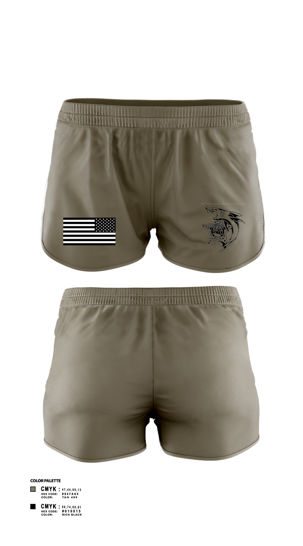 Womens Shorts, Marine Unit, Police, Teamtime, Team time, sublimation, custom sports apparel, team uniforms, spirit wear, spiritwear, sports uniforms, custom shirts, team store, custom team store, fundraiser sports, apparel fundraiser