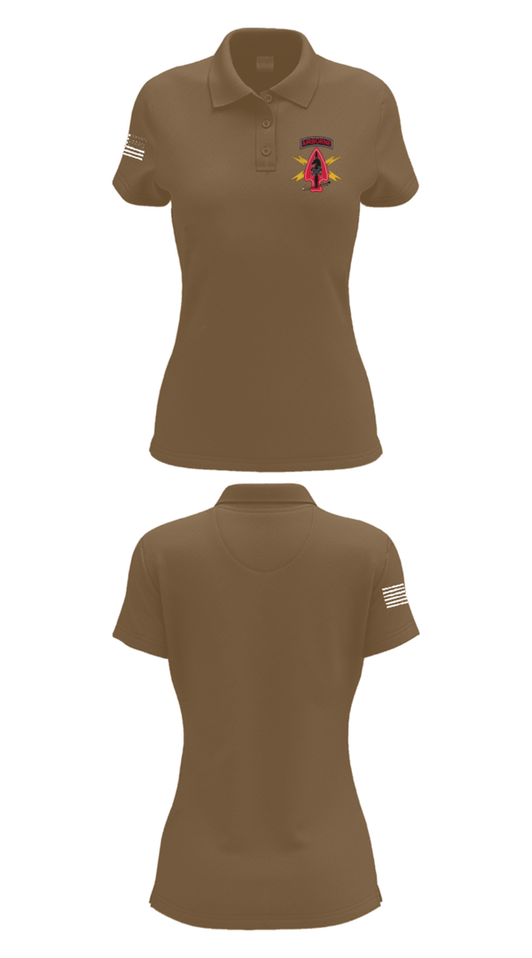 Womens Short Sleeve Performance Polo, Usasoc, Army, Teamtime, Team time, sublimation, custom sports apparel, team uniforms, spirit wear, spiritwear, sports uniforms, custom shirts, team store, custom team store, fundraiser sports, apparel fundraiser