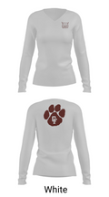 Cy-Fair High School Track 82234932 Women's Long Sleeve V-neck Shirt - 6