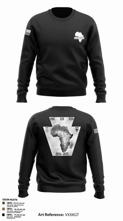 HHC 328th BSB 25119832 Crew Neck Sweatshirt - 3