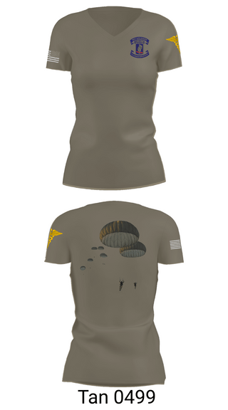 Womens Short Sleeve Vneck Shirt, 173rd Airborne Division, Army, Teamtime, Team time, sublimation, custom sports apparel, team uniforms, spirit wear, spiritwear, sports uniforms, custom shirts, team store, custom team store, fundraiser sports, apparel fundraiser