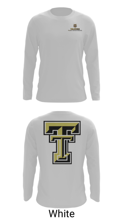 Talihina High School Band 74787981 Long Sleeve Performance Shirt - 7