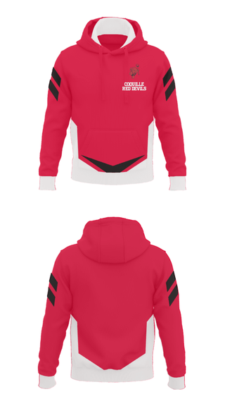 Hoodie, Coquille Red Devils, Softball, Teamtime, Team time, sublimation, custom sports apparel, team uniforms, spirit wear, spiritwear, sports uniforms, custom shirts, team store, custom team store, fundraiser sports, apparel fundraiser