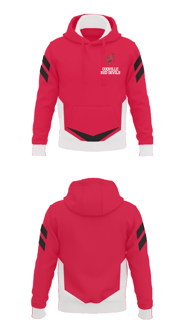 Hoodie, Coquille Red Devils, Softball, Teamtime, Team time, sublimation, custom sports apparel, team uniforms, spirit wear, spiritwear, sports uniforms, custom shirts, team store, custom team store, fundraiser sports, apparel fundraiser