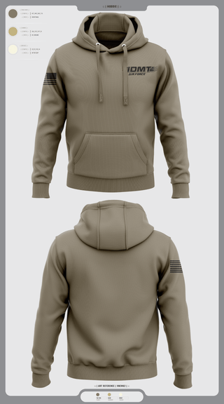 Hoodie, IDMT, Air Force, Teamtime, Team time, sublimation, custom sports apparel, team uniforms, spirit wear, spiritwear, sports uniforms, custom shirts, team store, custom team store, fundraiser sports, apparel fundraiser