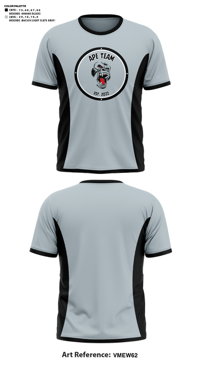 Ape Team 76763933 Short Sleeve Shooting Shirt - 41