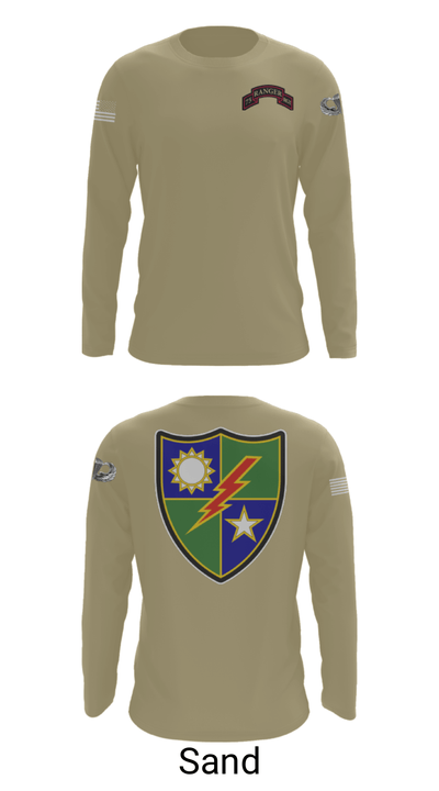 75th Ranger Regiment 53638422 Long Sleeve Performance Shirt - 86