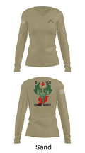 D-co 1-114th 40001496 Women's Long Sleeve V-neck Shirt - 97