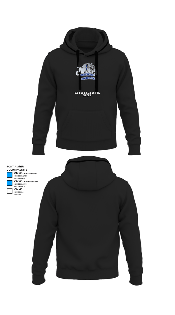 Hoodie, Safford High School Soccer, Men's Soccer, Teamtime, Team time, sublimation, custom sports apparel, team uniforms, spirit wear, spiritwear, sports uniforms, custom shirts, team store, custom team store, fundraiser sports, apparel fundraiser