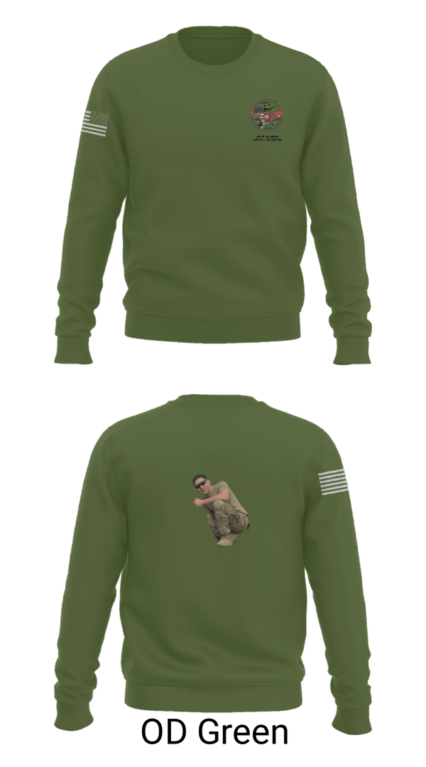 Crew Neck Sweatshirt, 3-82 D Co. GSAB, Army, Teamtime, Team time, sublimation, custom sports apparel, team uniforms, spirit wear, spiritwear, sports uniforms, custom shirts, team store, custom team store, fundraiser sports, apparel fundraiser