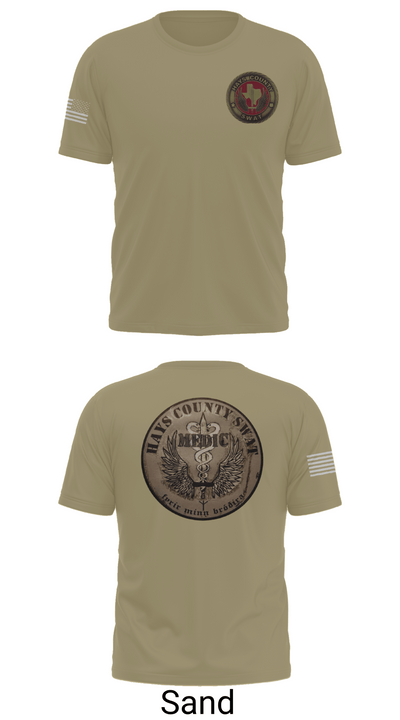Hays County SWAT 65771365 Old School Cotton Feel Shirt - 86