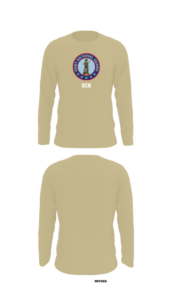 Long Sleeve Performance Shirt, Ben, National Guard, Teamtime, Team time, sublimation, custom sports apparel, team uniforms, spirit wear, spiritwear, sports uniforms, custom shirts, team store, custom team store, fundraiser sports, apparel fundraiser