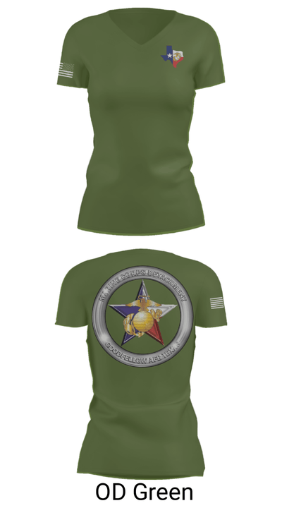 Goodfellow AFB MCD 8795837 Women's Short Sleeve V-neck Shirt - 48