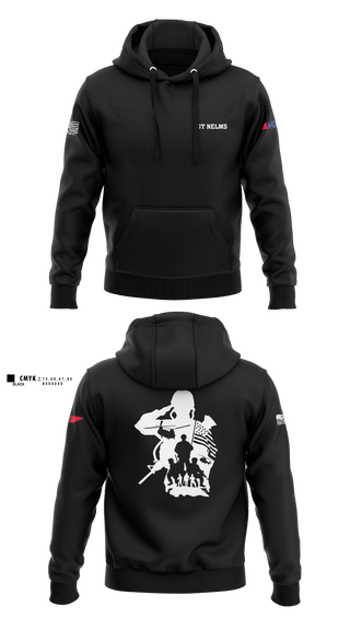 Hoodie, SGT Nelms, National Guard, Teamtime, Team time, sublimation, custom sports apparel, team uniforms, spirit wear, spiritwear, sports uniforms, custom shirts, team store, custom team store, fundraiser sports, apparel fundraiser