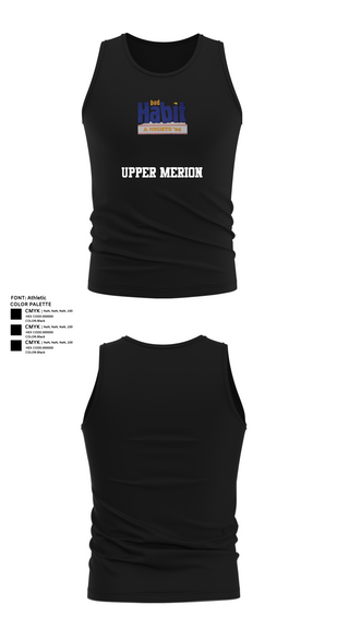 Tank Top, Upper Merion, , Teamtime, Team time, sublimation, custom sports apparel, team uniforms, spirit wear, spiritwear, sports uniforms, custom shirts, team store, custom team store, fundraiser sports, apparel fundraiser