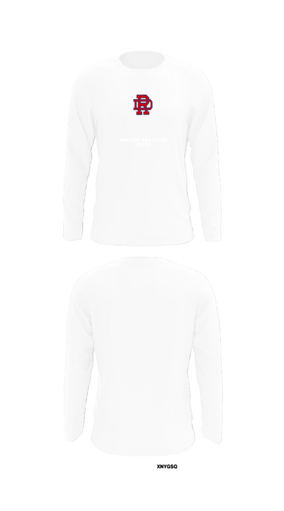 Dan River High School Soccer 96758271 Long Sleeve Performance Shirt - 8