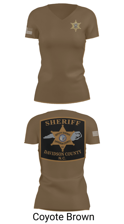 DCSO 2nd Squad 88139355 Women's Short Sleeve V-neck Shirt - 8