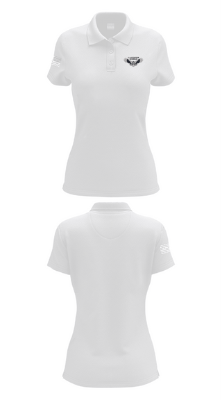 Womens Short Sleeve Performance Polo, La Center Middle School Volleyball, Women's Volleyball, Teamtime, Team time, sublimation, custom sports apparel, team uniforms, spirit wear, spiritwear, sports uniforms, custom shirts, team store, custom team store, fundraiser sports, apparel fundraiser
