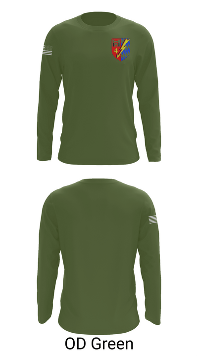 Fernmeldebataillon 4 95457693 Long Sleeve Performance Shirt 46