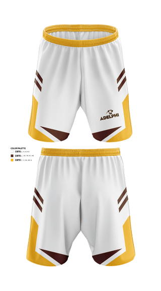 Athletic Shorts With Pockets, Adelphi University Golf, Golf, Teamtime, Team time, sublimation, custom sports apparel, team uniforms, spirit wear, spiritwear, sports uniforms, custom shirts, team store, custom team store, fundraiser sports, apparel fundraiser