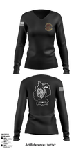 86 MXO 44204429 Women's Long Sleeve V-neck Shirt - 128
