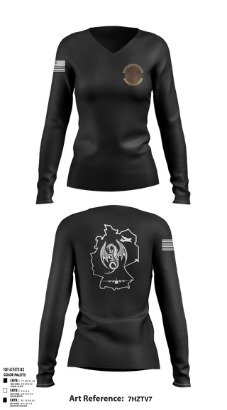 Womens Long Sleeve Vneck Shirt, 86 MXO, Air Force, Teamtime, Team time, sublimation, custom sports apparel, team uniforms, spirit wear, spiritwear, sports uniforms, custom shirts, team store, custom team store, fundraiser sports, apparel fundraiser