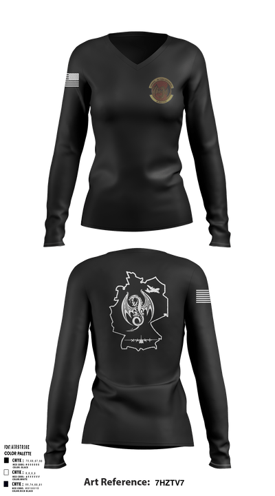 86 MXO 44204429 Women's Long Sleeve V-neck Shirt - 128