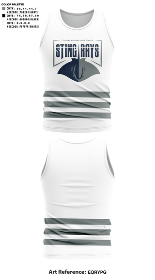 Tank Top, Coastal Academy High School Cheer, Cheer, Teamtime, Team time, sublimation, custom sports apparel, team uniforms, spirit wear, spiritwear, sports uniforms, custom shirts, team store, custom team store, fundraiser sports, apparel fundraiser
