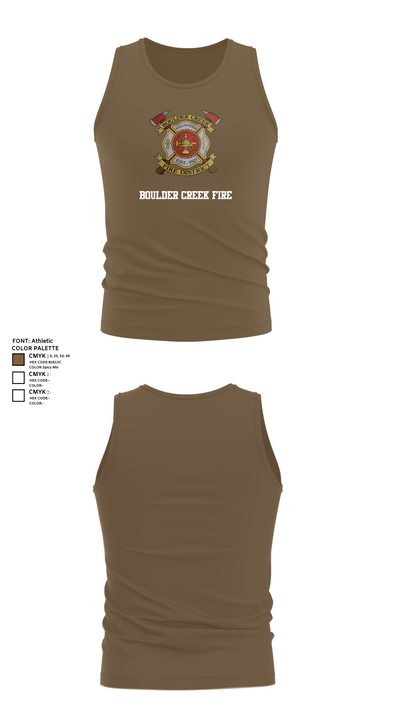 Boulder creek fire 92680239 Tank Top - 19